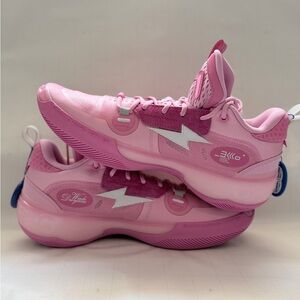 Pink Chunky Lightning Bolt Sneakers